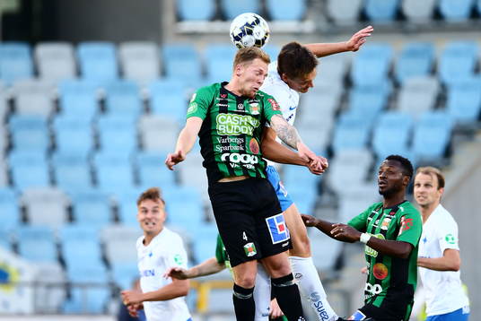 Varbergs Jesper Modig och IFK Norrköpings Rasmus Stensbæk