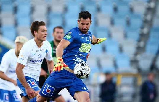 Varbergs målvakt Stojan Lukic