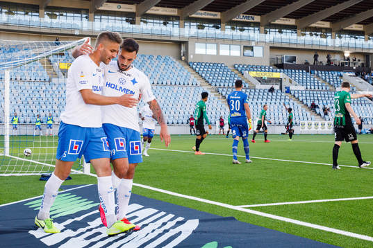 IFK Norrköpings Christoffer Nyman och Sead Haksabanovic