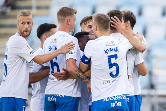 IFK Norrköpings spelare jublar