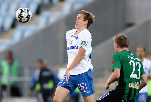 IFK Norrköpings Ísak Bergmann Jóhannesson och Varbergs