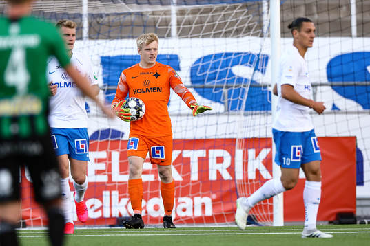 IFK Norrköpings målvakt Isak Pettersson