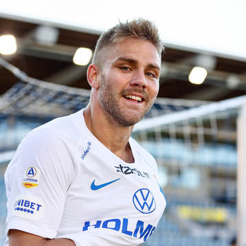 IFK Norrköpings Christoffer Nyman jublar