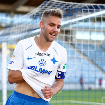 IFK Norrköpings Christoffer Nyman jublar