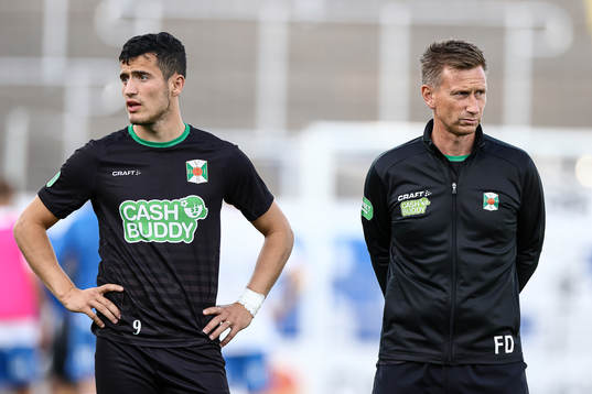 Varbergs Astrit Selmani ovh Varbergs assisterande tränare