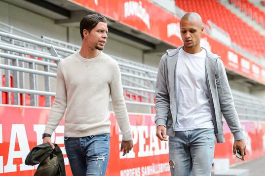 Helsingborgs Erik Figueroa och Anthony van