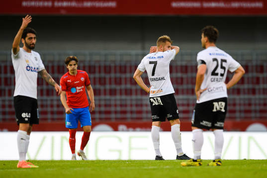 Örebros Nahir Besara , Erik Björndahl och Nordin Gerzic