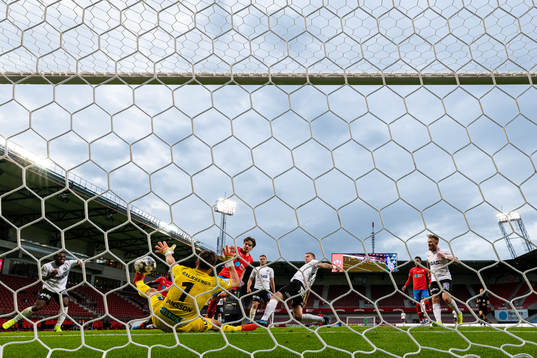 Helsingborgs Brandur Hendriksson gör 1-1