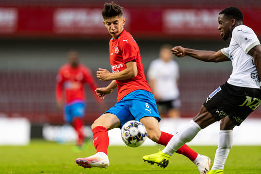 Helsingborgs Armin Gigovic mot Örebros Kevin Wright