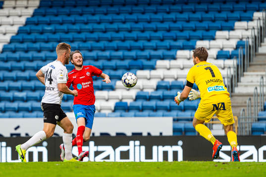 Helsingborgs Rasmus Jönsson mot Örebros Michael Almebäck