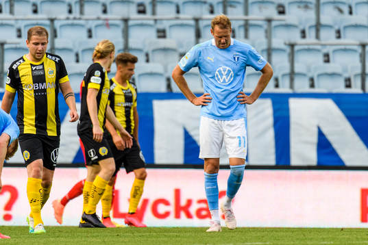 Malmö FFs Ola Toivonen deppar