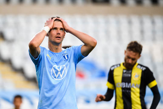 Malmö FFs Marcus Antonsson deppar