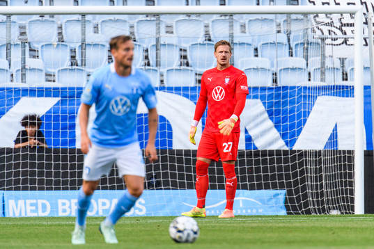 Malmö FFs målvakt Johan Dahlin