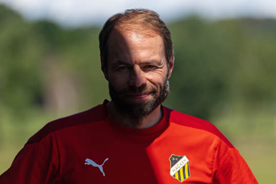 Häckens tränare Andreas Alm