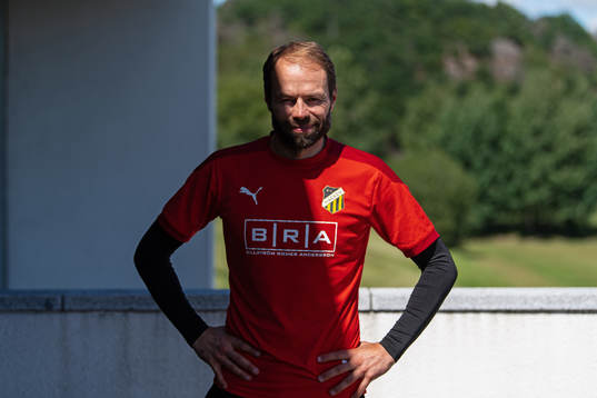 Häckens tränare Andreas Alm