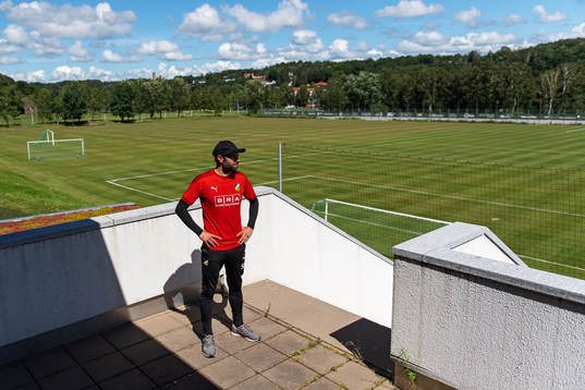 Häckens tränare Andreas Alm