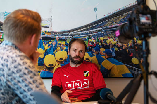 Häckens tränare Andreas Alm
