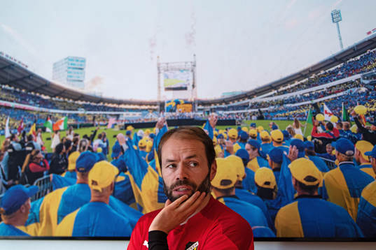 Häckens tränare Andreas Alm