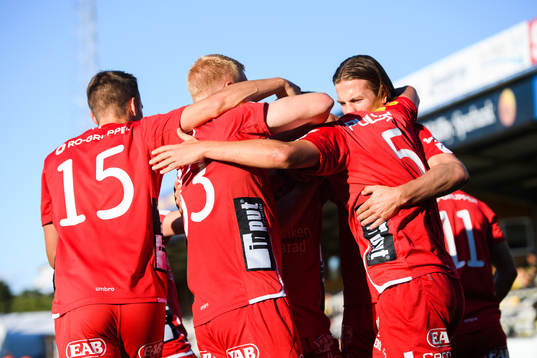 Elfsborgs spelare jublar