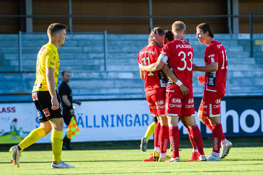 Elfsborgs spelare jublar