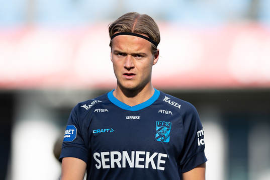 IFK Göteborgs August Erlingmark innan fotbollsmatchen i
