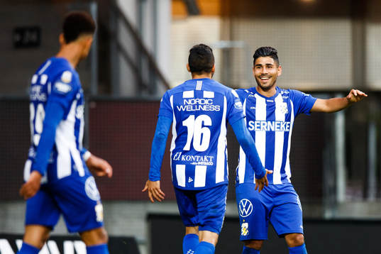 IFK Göteborgs Hosam Aiesh jublar