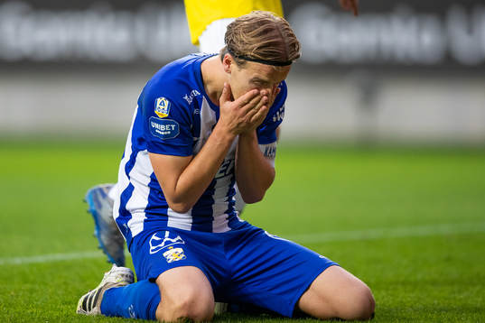 IFK Göteborgs August Erlingmark deppar