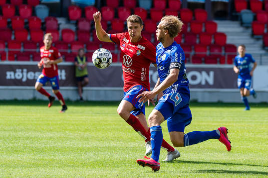 Östers Fredrik Lundgren och Sundsvalls Pontus Engblom