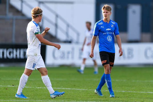 Halmstads Erik Ahlstrand deppar