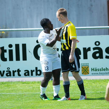 i träningsmatchen mellan IFK Hässleholm och FC Rosengård