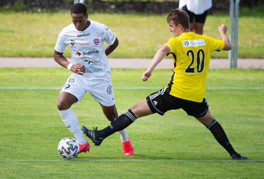 i träningsmatchen mellan IFK Hässleholm och FC Rosengård