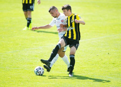 i träningsmatchen mellan IFK Hässleholm och FC Rosengård