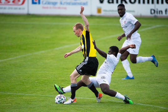 i träningsmatchen mellan IFK Hässleholm och FC Rosengård