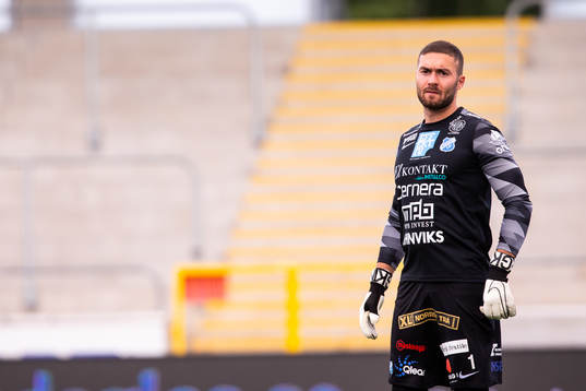 Norrbys målvakt Mergim Krasniqi
