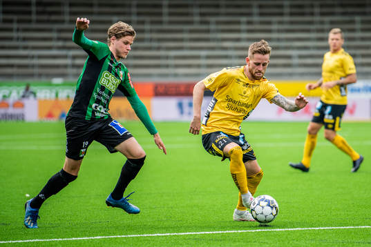 Varbergs Gustav Norlin och Elfsborgs Rasmus Alm