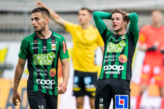 Varbergs Gustav Norlin reagerar mot ett domslut