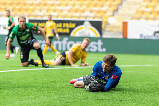 Varbergs målvakt August Strömberg