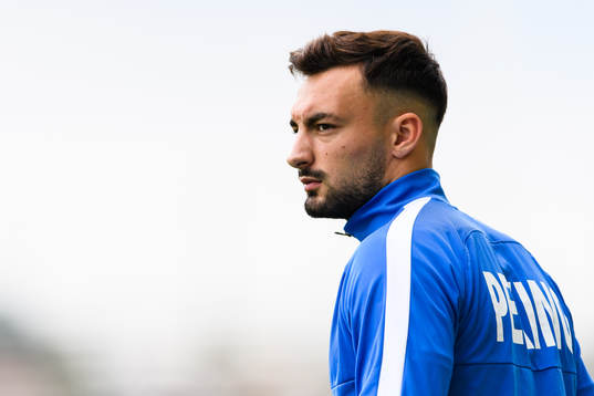IFK Norrköpings Sead Haksabanovic före fotbollsmatchen i
