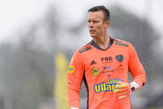 Falkenbergs målvakt Viktor Norling