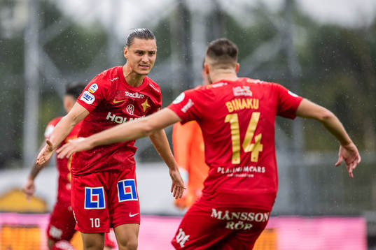 IFK Norrköpings Jonathan Levi jublar