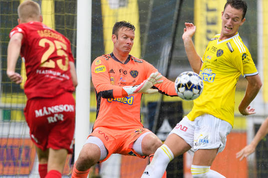 Falkenbergs målvakt Viktor Norling