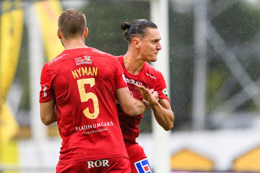 IFK Norrköpings Jonathan Levi jublar
