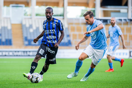 Sirius Mohammed Saeid och Malmö FFs Eric Larsson