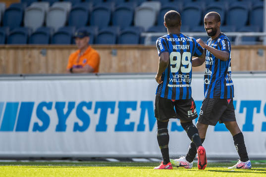 Sirius Mohammed Saeid jublar med Nahom Girmai Netabay