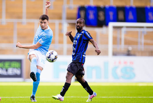 Malmö FFs Anel Ahmedhodzic och Sirius Mohammed Saeid