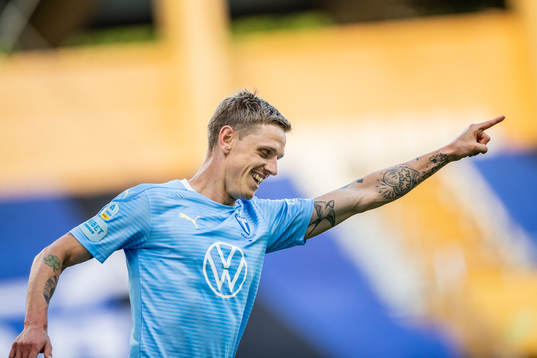 Malmö FFs Sören Rieks jublar