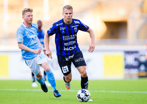 Malmö FFs Anders Christiansen och Sirius Elias Andersson