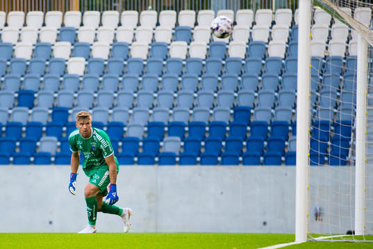 Sirius målvakt Lukas Jonsson