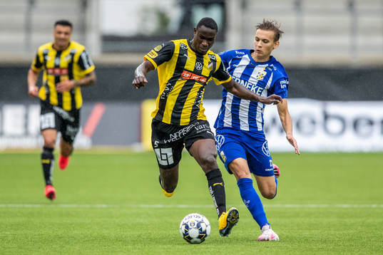 Häckens Godswill Ekpolo och IFK Göteborgs Noah