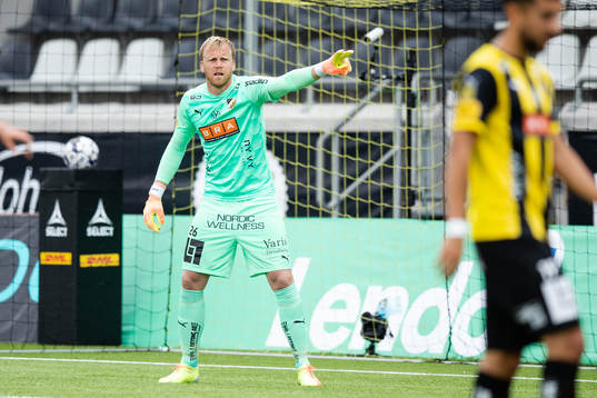 Häckens målvakt Peter Abrahamsson